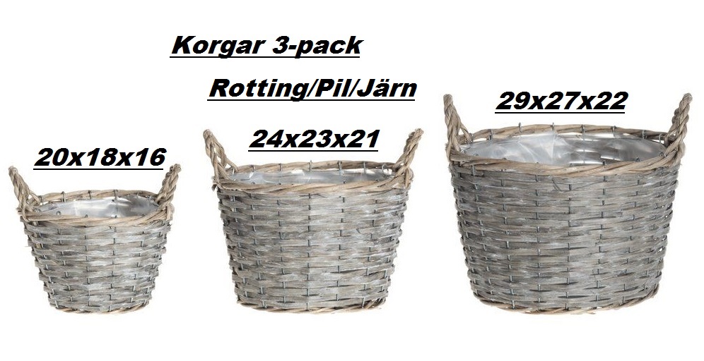 Korgar 3 pack (rotting-pil)