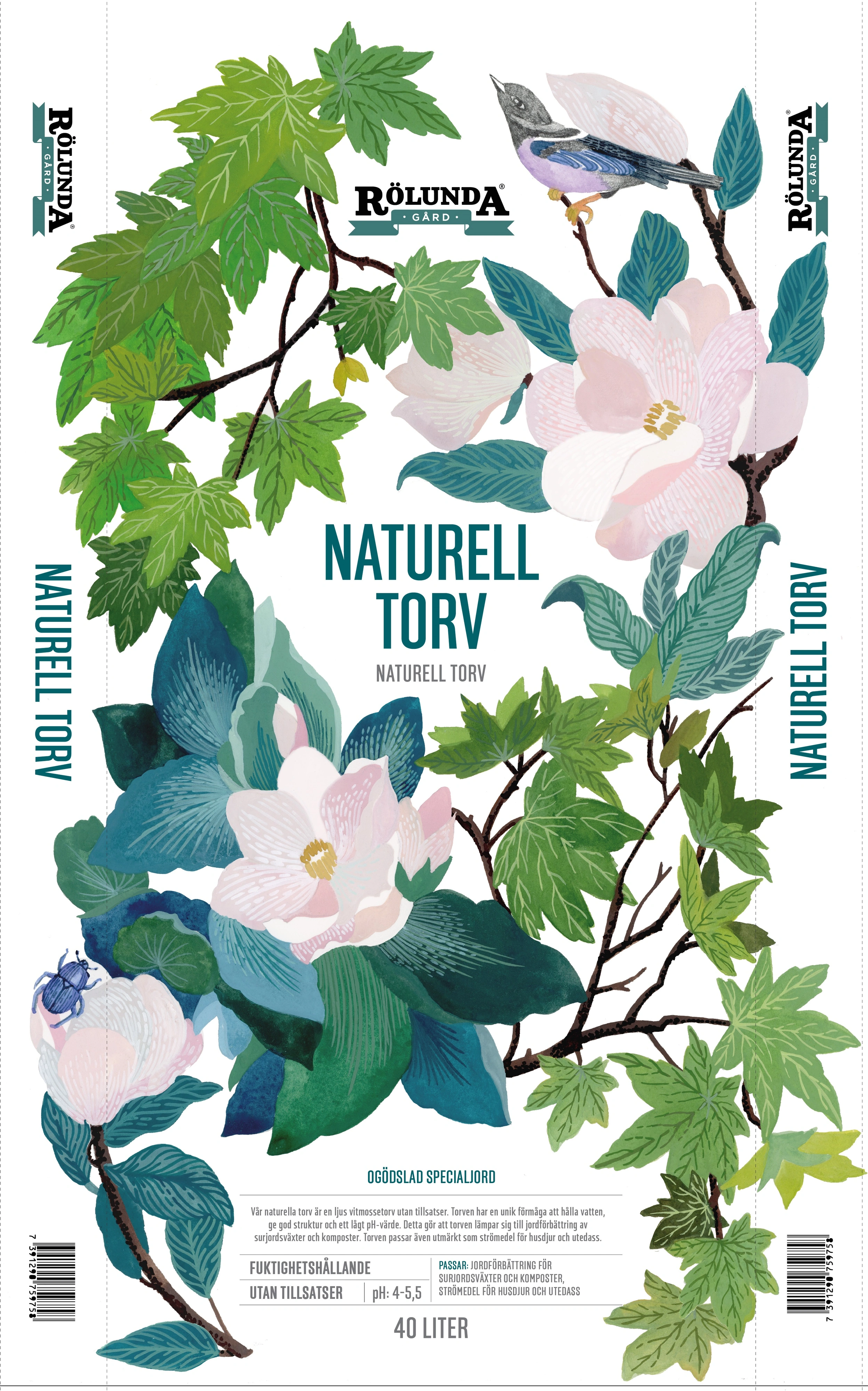 Rölunda Torv naturell 40L