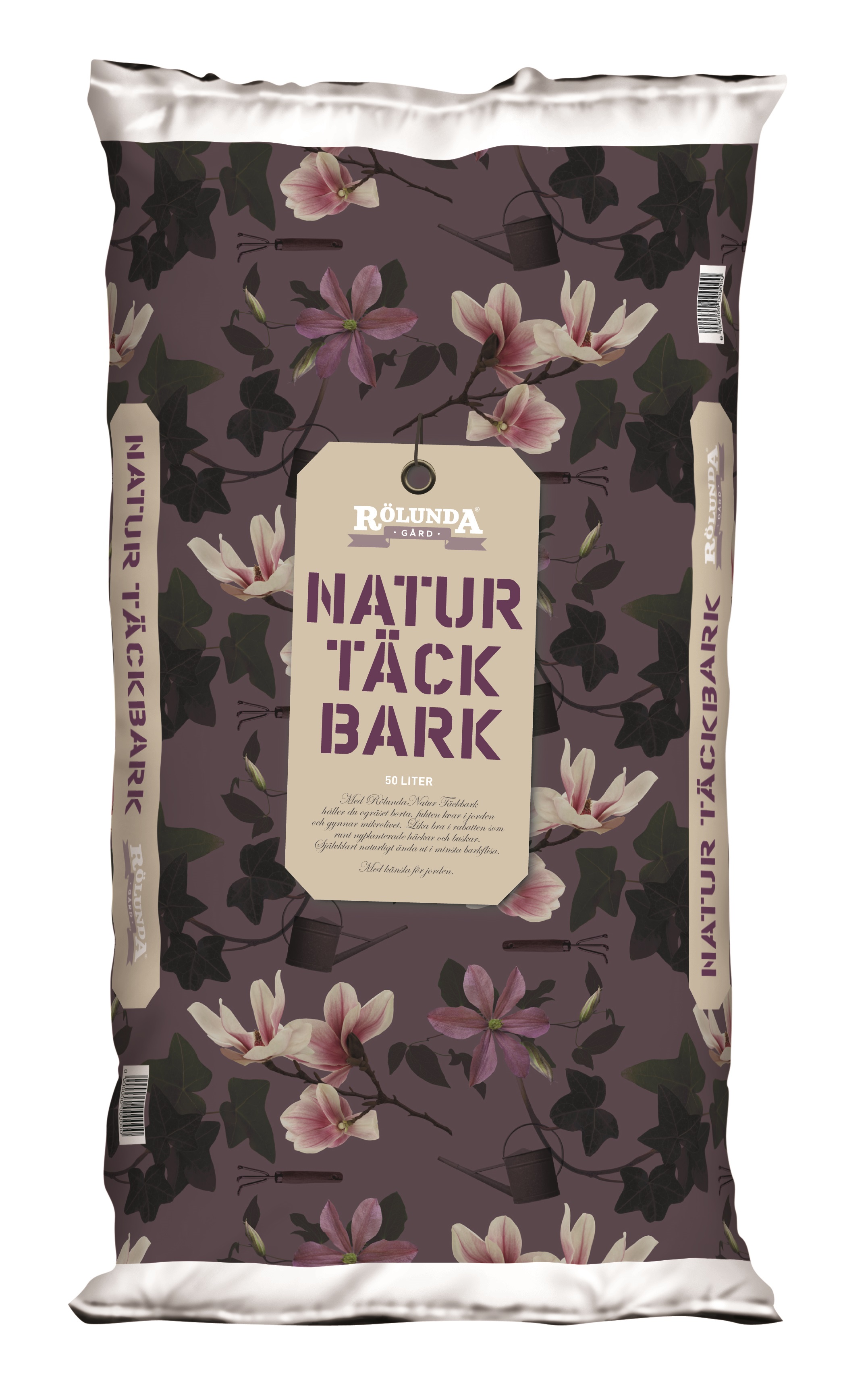 Rölunda Natur Täckbark 50L (vinröd säck)