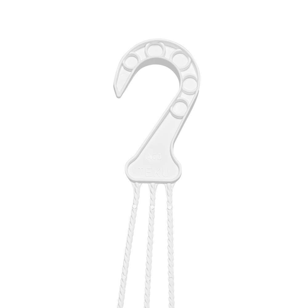 Hängare Teku  A60cm Vit 46st (endast hel förpackning)