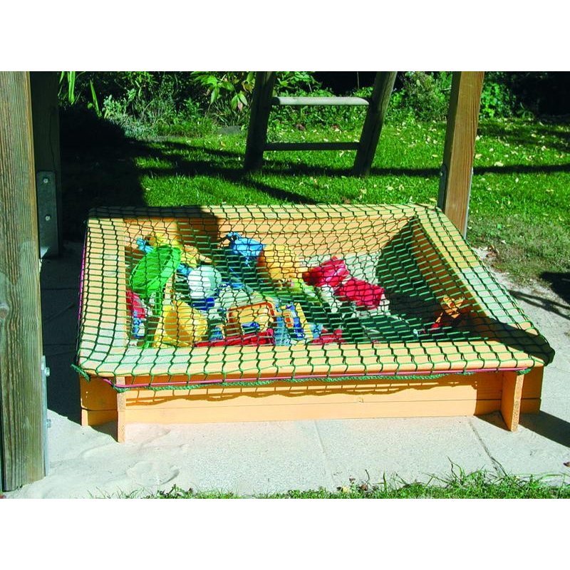 Kattnät m gummilina och fästknoppar 6x3m