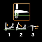 Fiskars Ogräsupptagare m teleskopskaft