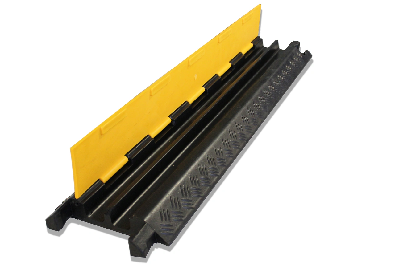 Överkörningsskydd för slang/kabel, 2 kanaler. Max 7,5 ton