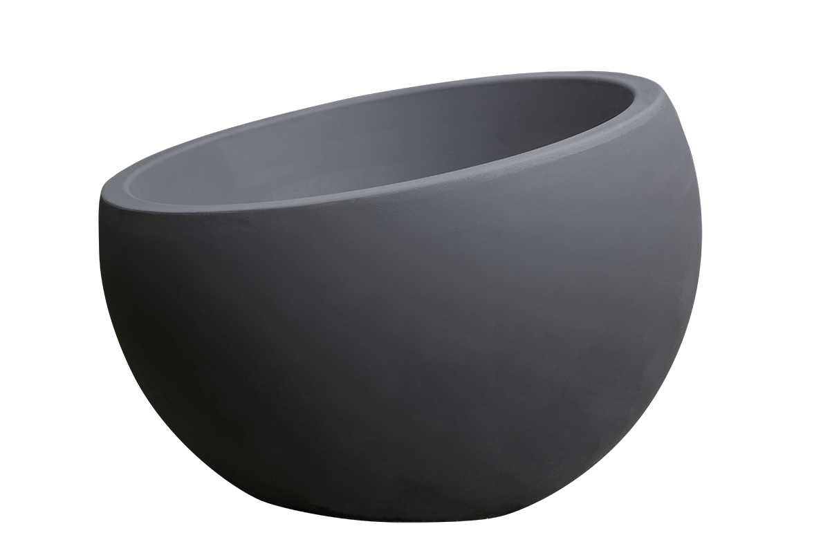 Betongurna Liam medium Antracit 210 L