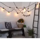 Connecta Ljusslinga E27 för 10 lamp, cc75cm svart
