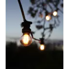 Connecta Ljusslinga E27 för 10 lamp, cc75cm svart