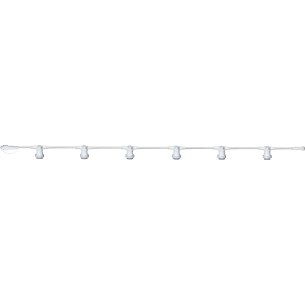 Connecta Ljusslinga E27 för 10 lampor 75cm cc, vit