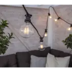Connecta Ljusslinga E27 för 10 lamp, cc75cm svart