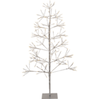 Dekorationsträd FLOWER TREE 200 LED, 120cm Silverfärgat