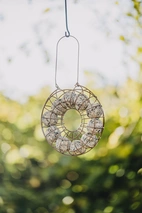 Fågelmatare talgboll Circle rost Ø24cm