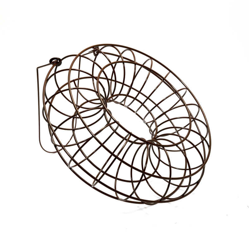 Fågelmatare talgboll Circle rost Ø24cm