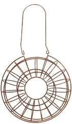 Fågelmatare talgboll Circle rost Ø24cm