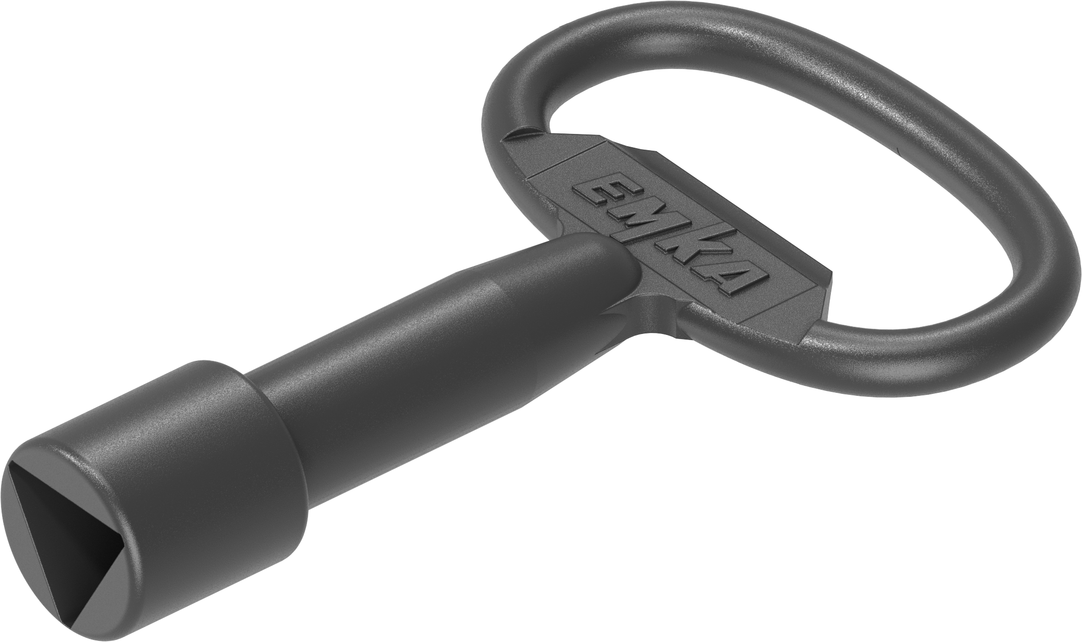 Emka nyckel triangulär 10mm till Soptunnor