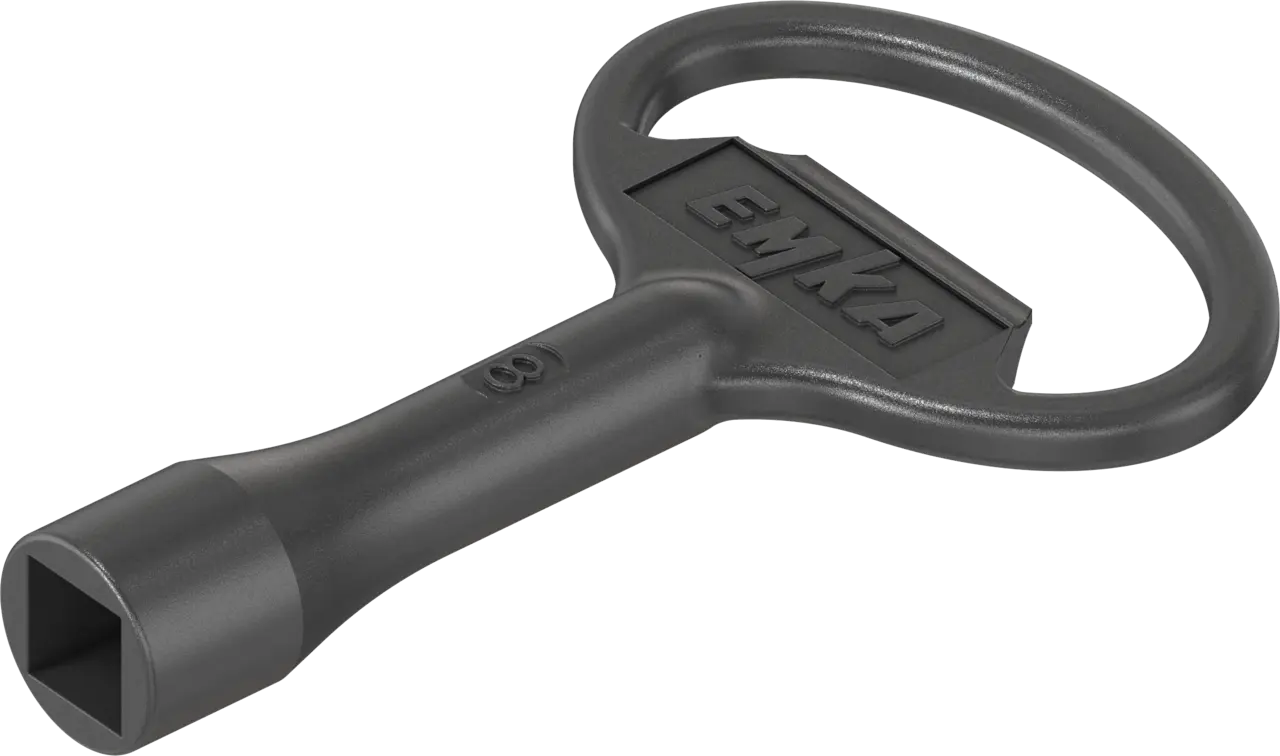 Emka nyckel fyrkantig 8mm till vattenutkastare & soptunnor