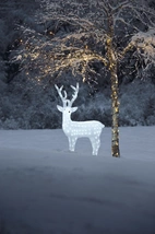 Julfigur Ren med 184 LED, 130 cm hög