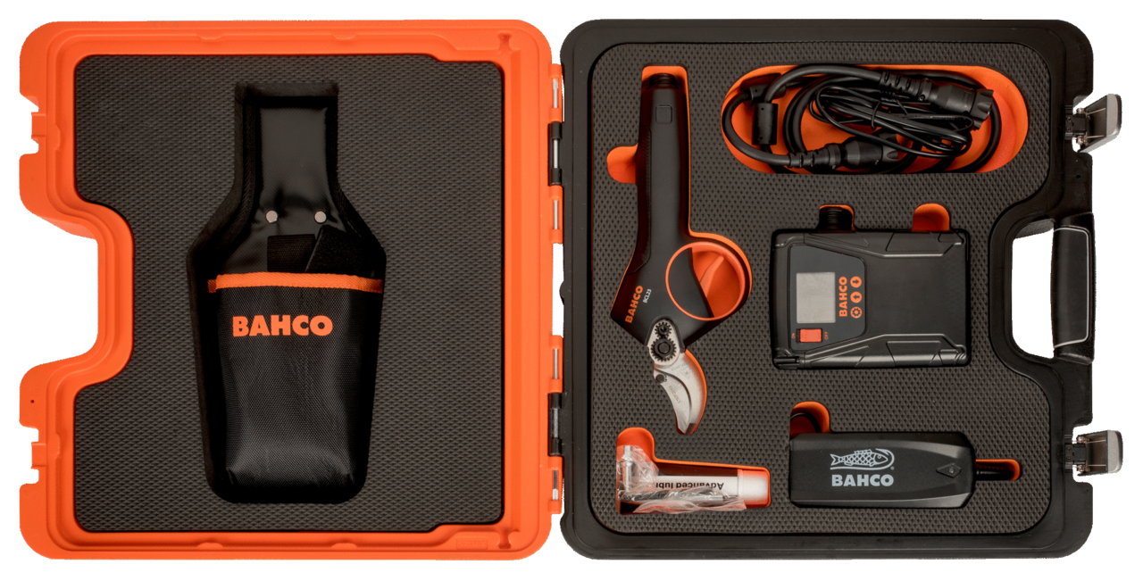 Bahco Elsekatör 35mm, hölster, batteri+bälte+laddare