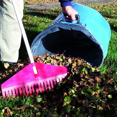 Bärbar säckhållare inkl. markspett