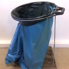 Bärbar säckhållare inkl. markspett