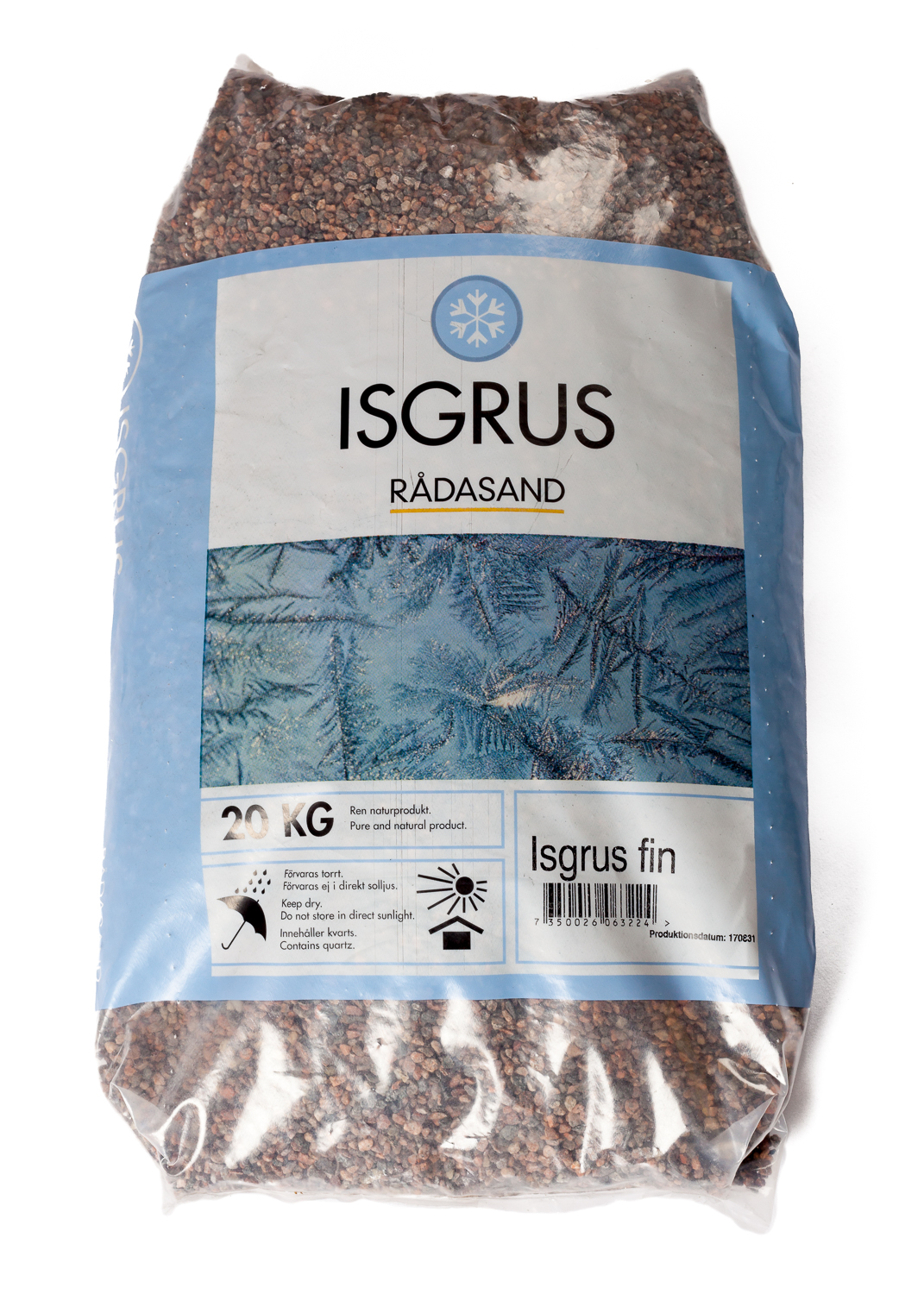 Rådasand Isgrus (1-3mm) 20 kg