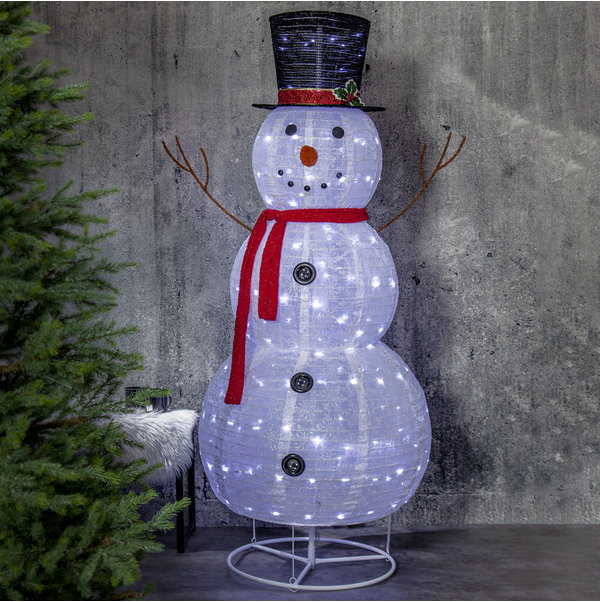 Utomhusdekoration Tecidy 180cm - Snögubbe