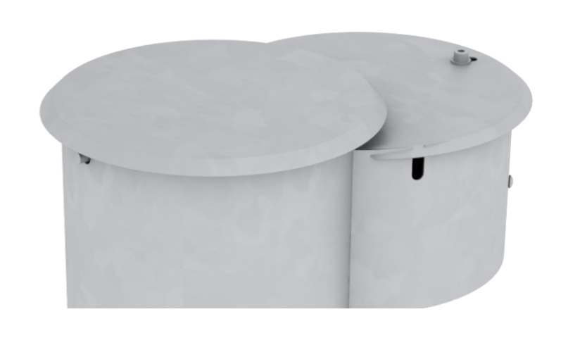 Lock till julgransfot (elhålet) d150mm