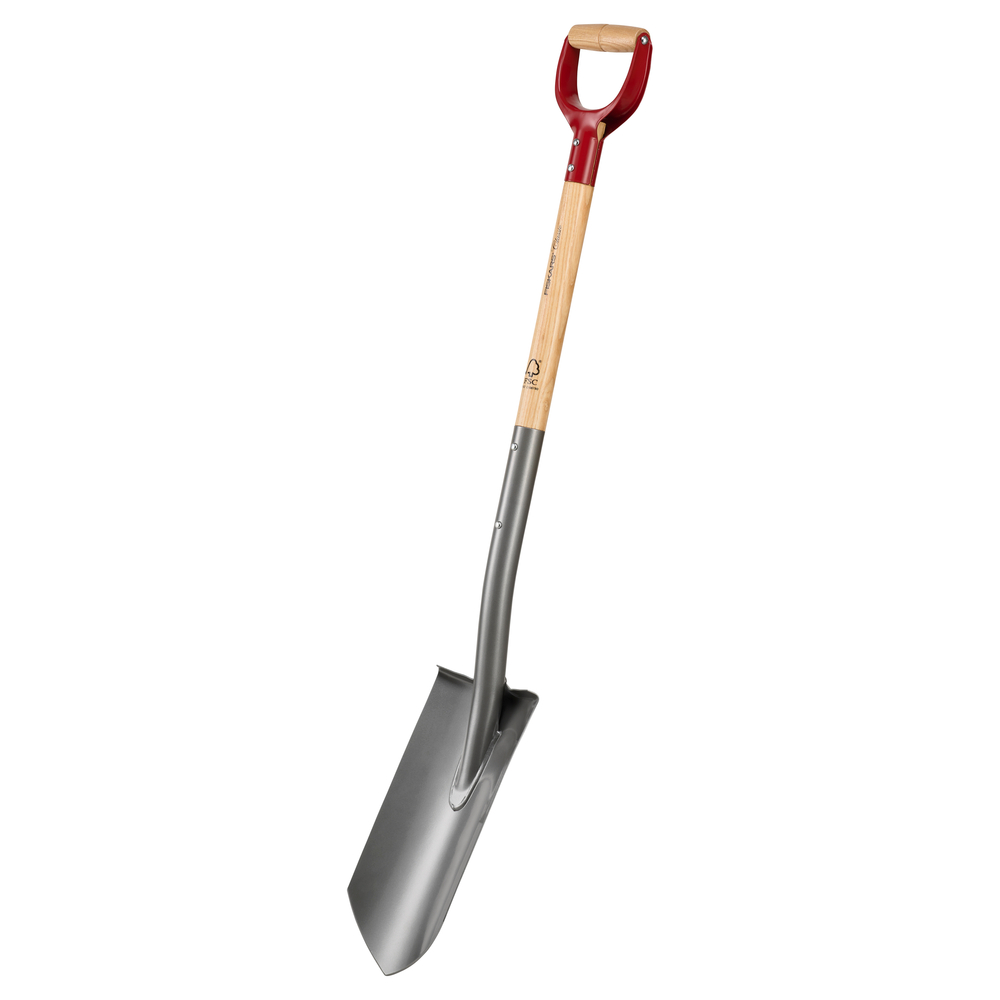 Fiskars Classic Pro slungspade grå FSC