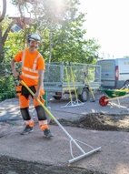 Skaft t asfaltsraka Hörby i aluminium 2m