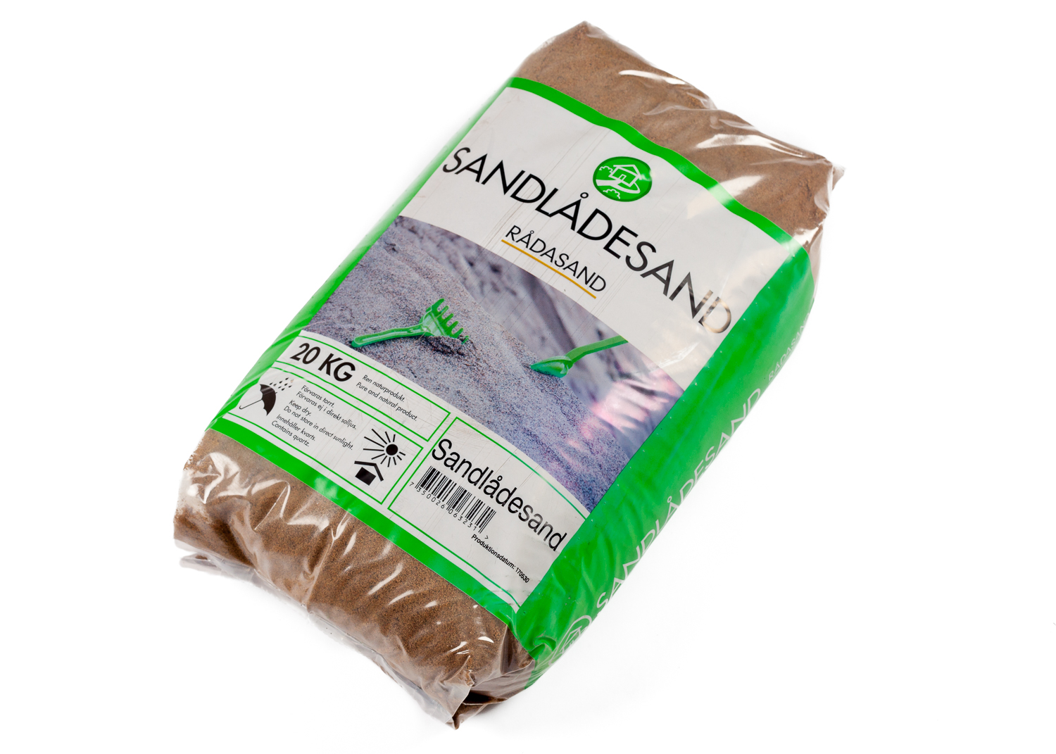 Rådasand Sandlådesand fraktion 0-4mm 20kg