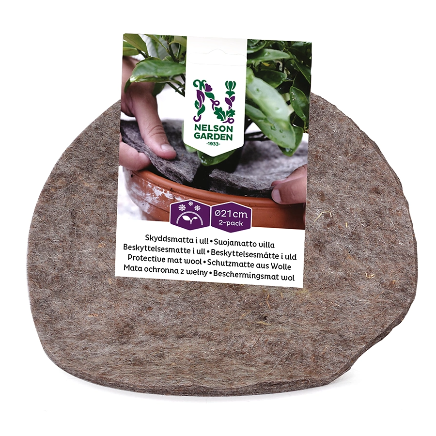 Skyddsmatta ull Ø21cm 2st
