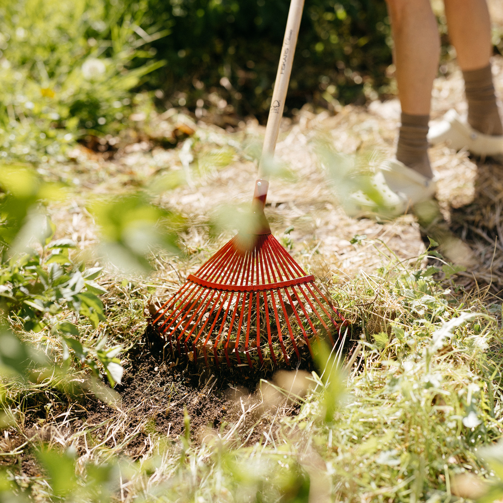 Fiskars Lövräfsa Classic 22P stål/trä FSC