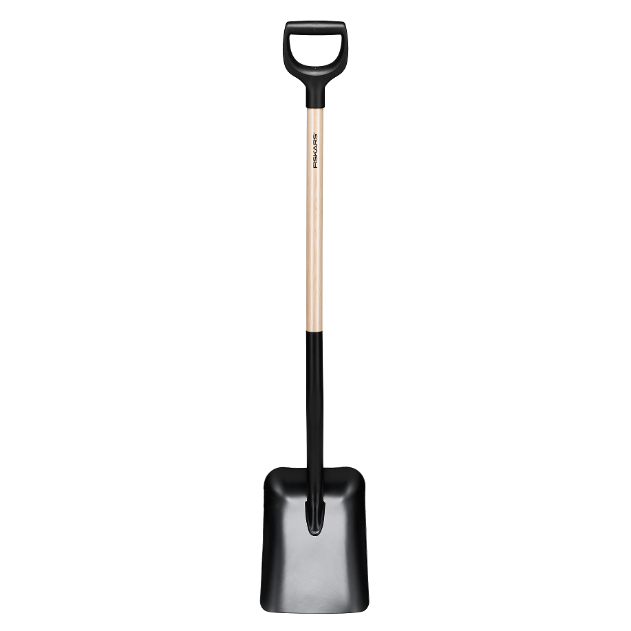 Fiskars Skyffel Solid™ D-handtag trä FSC