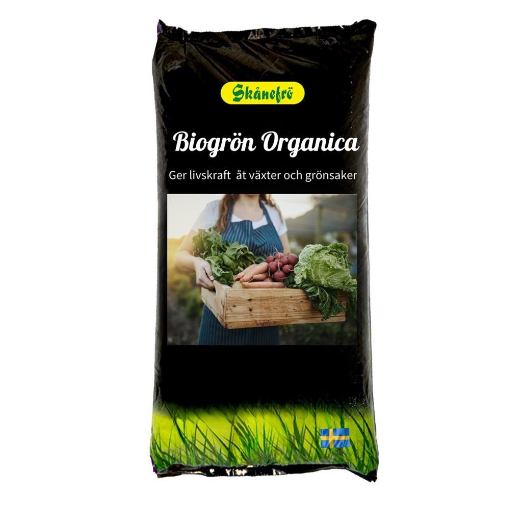 Gödsel Skånefrö Biogrön 10-1,5-4+12Fe 20kg