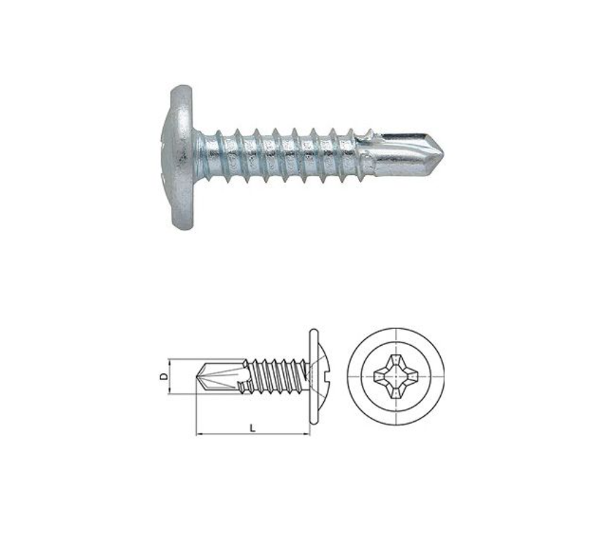 Skruv till sadelgjord 100-p TRBZ 4,2x25