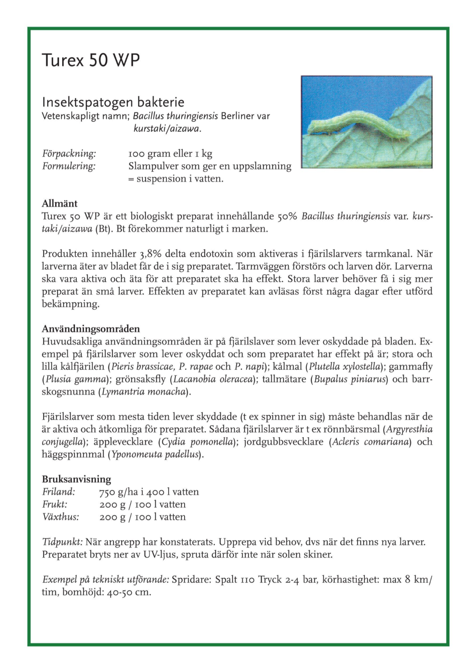 Turex 50WP 100g