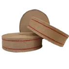 Sadelgjord jute 60mm, 25m (20) röd söm